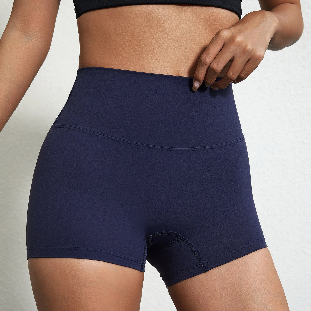 Sexy Solid Color High Waist Athletic Yoga Short Leg Cycling Women Fitness Sport Short Comprehensive Training Jogging Squat Proof - Matrix Studios