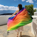 28 Styles 90x180cm Travel Beach Sunscreen Scarve Bikini Large Shawl Sarong Wrap Scarf Women Brazilian Swimsuit Bathing Cover-ups - Matrix Studios