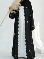 Eid Muslim Abaya for Women Embroidery Cardigan Dresses Abayas Ramadan Morocco Dubai Jalabiya Kaftan Vestidos Arab Long Robe 2025 - Matrix-studios.com