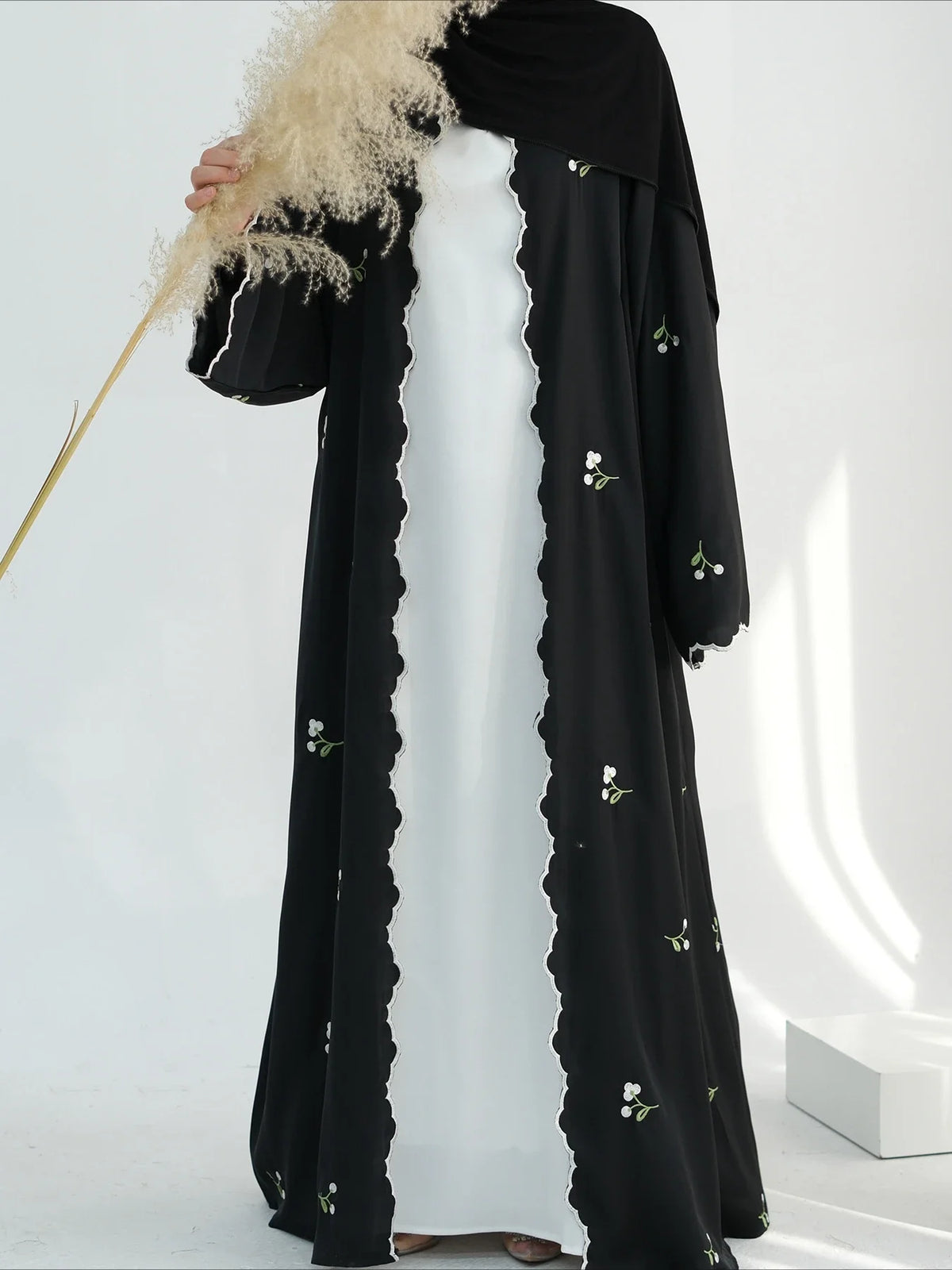 Eid Muslim Abaya for Women Embroidery Cardigan Dresses Abayas Ramadan Morocco Dubai Jalabiya Kaftan Vestidos Arab Long Robe 2025 - Matrix-studios.com