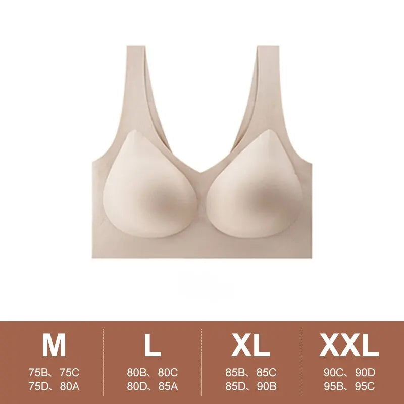 Seamless Women Push Up Bra Sleeping Yoga Sports Underwear Ultra Thin Sexy Lingerie - Matrix Studios
