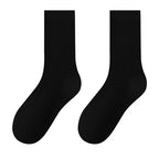 1pair Women's Ankola Red Socks Autumn Winter Knitting Solid Color Japanese Middle Tube Stockings Middle Tube Socks - Matrix Studios
