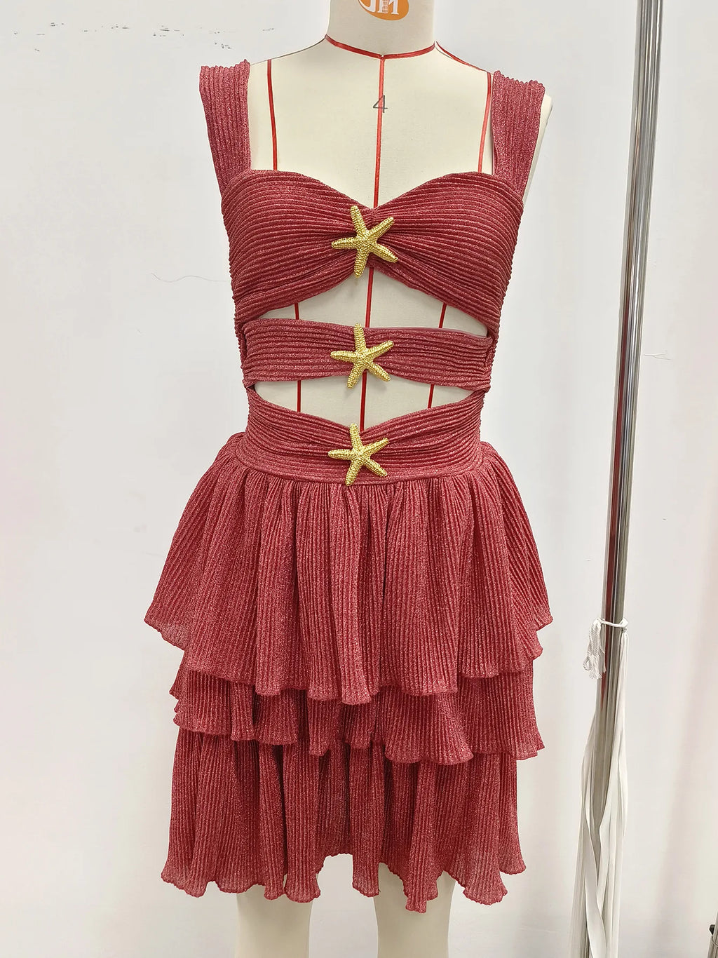2026 New Cover Up Skirt Beach Women Geometry Printed Elegant And Pretty Dress Shoulder Strappy Bathing Suit Beachwear - Matrix Studios
