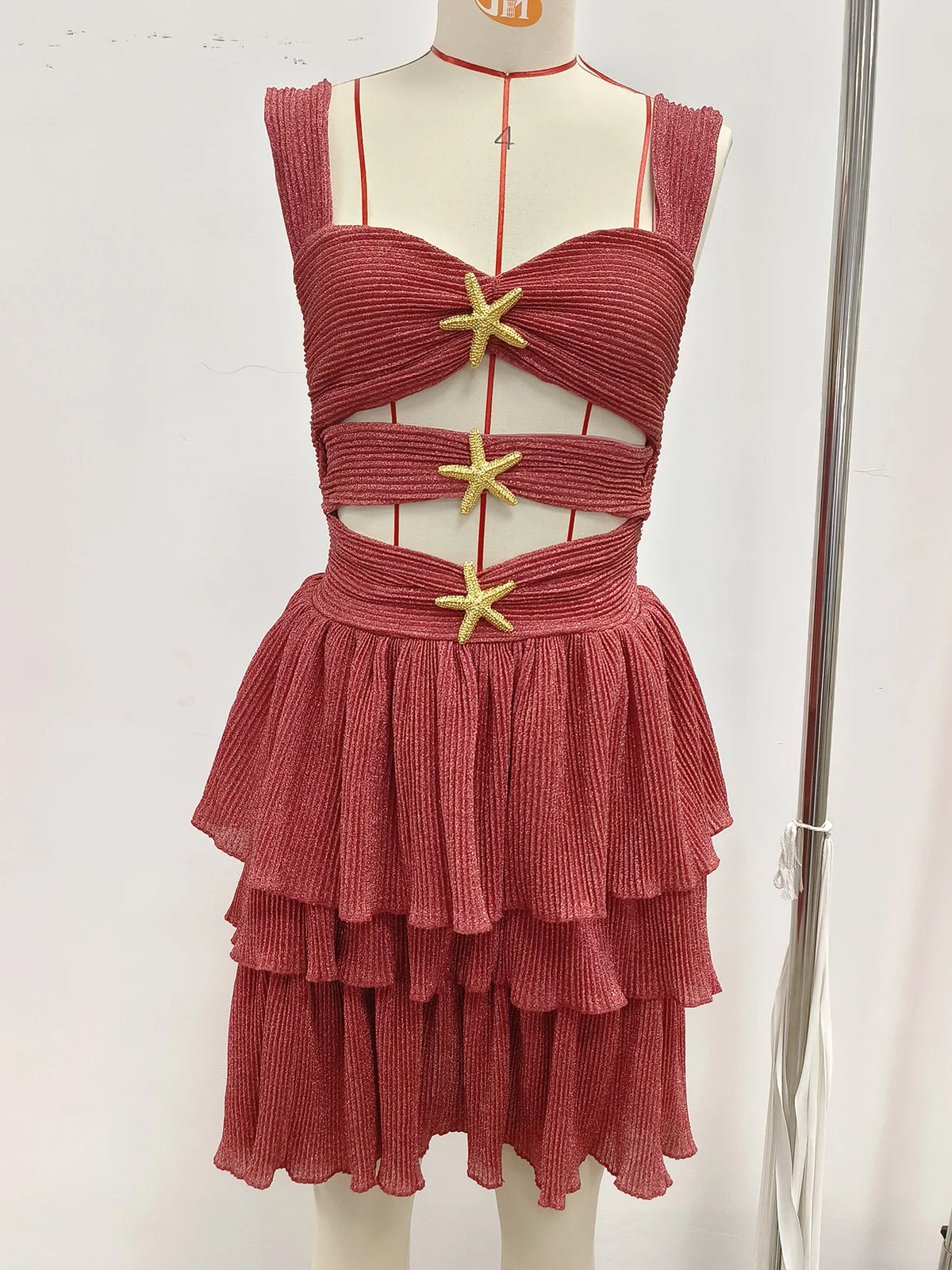 2026 New Cover Up Skirt Beach Women Geometry Printed Elegant And Pretty Dress Shoulder Strappy Bathing Suit Beachwear - Matrix Studios