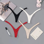 Women New Style Women Secret Clothes Deep V Thong Breathable Sexy Low Waist Brazilian Underwear Soft Thin Straps Women's Panties - Matrix Studios