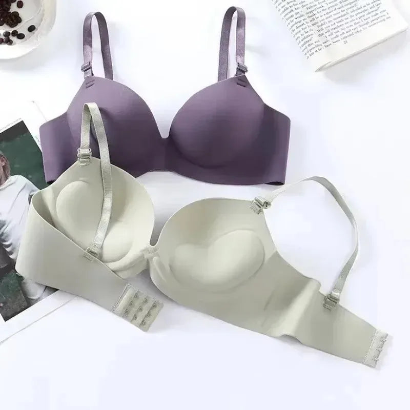 Women Seamless Bra Sexy Push Up Bralette No Wire Girls Students Breathable Lingerie Fashion 3/4 Cup Wireless Female Lingerie - Matrix Studios