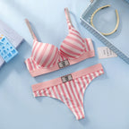 Victoria Secret Shine Script Thong Panty And Very Sexy Logo Shine Strap Push Up Bra Women Sexy Lingerie Set Trending - Matrix-studios.com