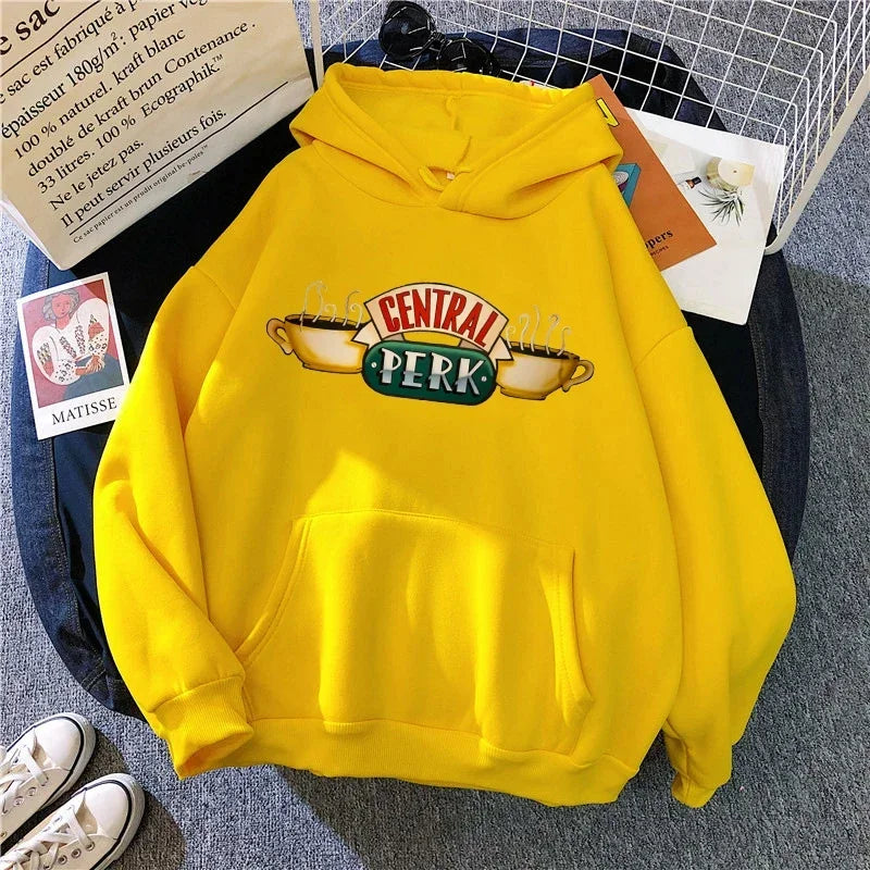 Friends TV Show Hoodies for Women, Funny Cartoon Friends Hoodies, Ullzang Graphic, Vintage Anime Sweatshirt, Female Hoody, 90s - Matrix Studios