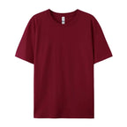 100% Cotton Solid T-shirts Women Sporty Short Sleeve Tees Fashion Casual White Black Clothing Loose O-Neck Female Summer Tops - Matrix-studios.com