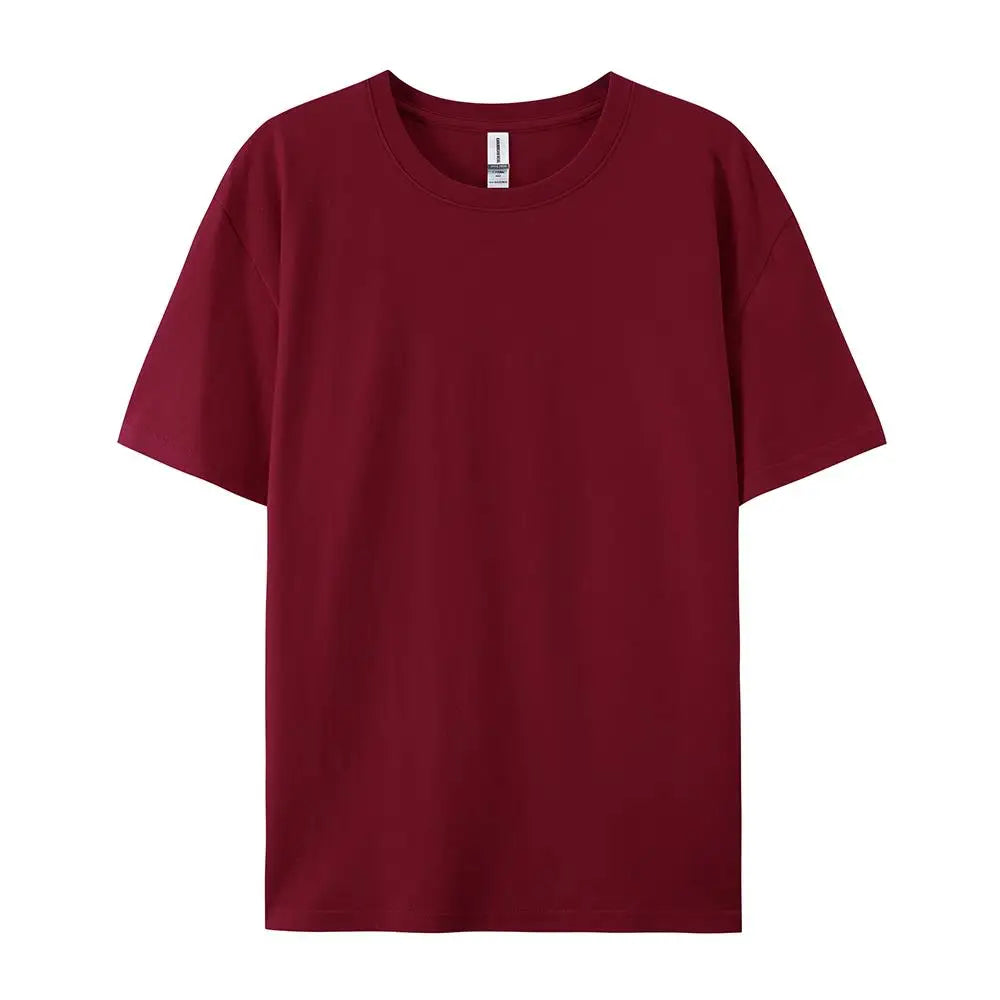 100% Cotton Solid T-shirts Women Sporty Short Sleeve Tees Fashion Casual White Black Clothing Loose O-Neck Female Summer Tops - Matrix-studios.com