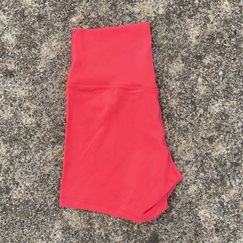 Sexy Solid Color Women Fitness Sport Short High Waist Athletic Yoga Short Leg Cycling Comprehensive Training Jogging Squat Proof - Matrix Studios