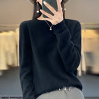 New Cashmere Sweater for Women in Autumn and Winter 100% Merino Wool Fashion O-neck Warm Pullover Top - Matrix Studios