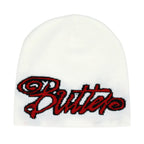 Y2K Letter Butter Knit Hats Skullies Beanies Autumn Winter Warm Hat Men Women Hip Hop Quality Skiing Cap Cycling Windproof New