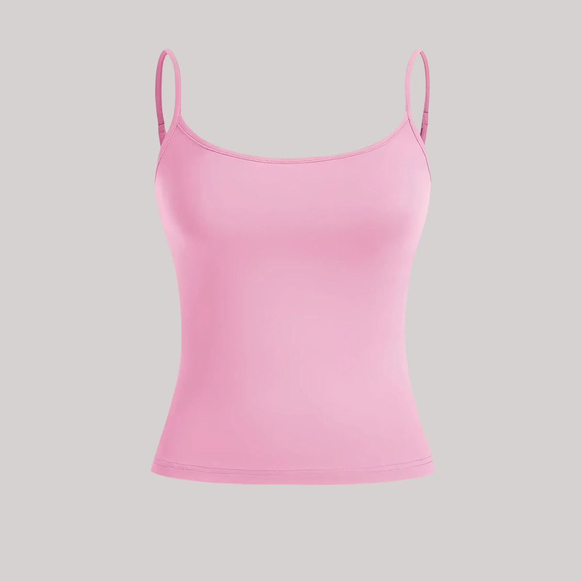 Women Tank Top Strap Slim Top for Summer Fashion Versatile Casual Breathable Micro Elastic Fabric Sleeveless Strap Top - Matrix-studios.com