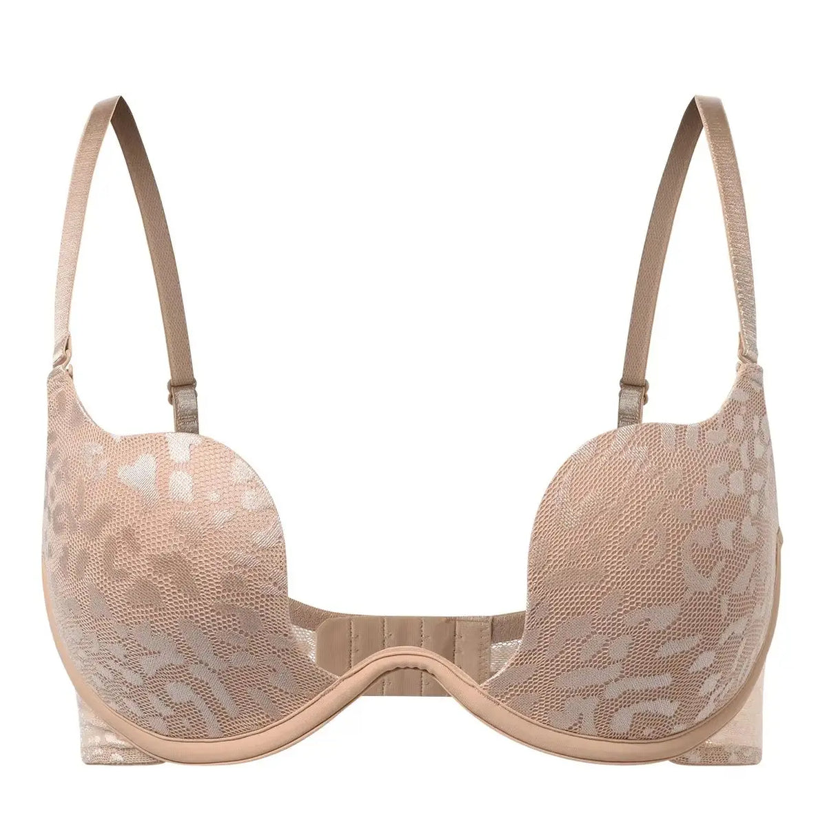 Solid Underwire Bra push up Lingerie comfort padded bra lift up thick cup lace bralette - Matrix Studios