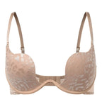 Solid Underwire Bra push up Lingerie comfort padded bra lift up thick cup lace bralette - Matrix Studios