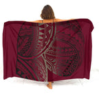 Tax Free Retro Tribal Ethnic Polynesian Women Seaside Sexy Style Sarong Soft And Comfortable Fabric Samoan Pattern Print Design - Matrix Studios