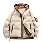 2025 Autumn/Winter thicken Parka Coat men New style Fashion Casual Loose style Comfortable down jacket Thick Warm coat for man - Matrix Studios