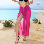 Summer Sexy Beach Skirts Women Beach Wear Chiffon Beach Wrap Skirt Towel Long Sarong Cover Up Sexy Bikini Scarf - Matrix Studios