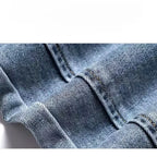 Cargo Jeans Women 2024 Spring and Autumn Korean Version of High Waist Pants Loose Slimming Straight Leg Bundle Haren Pants Tide - Matrix-studios.com