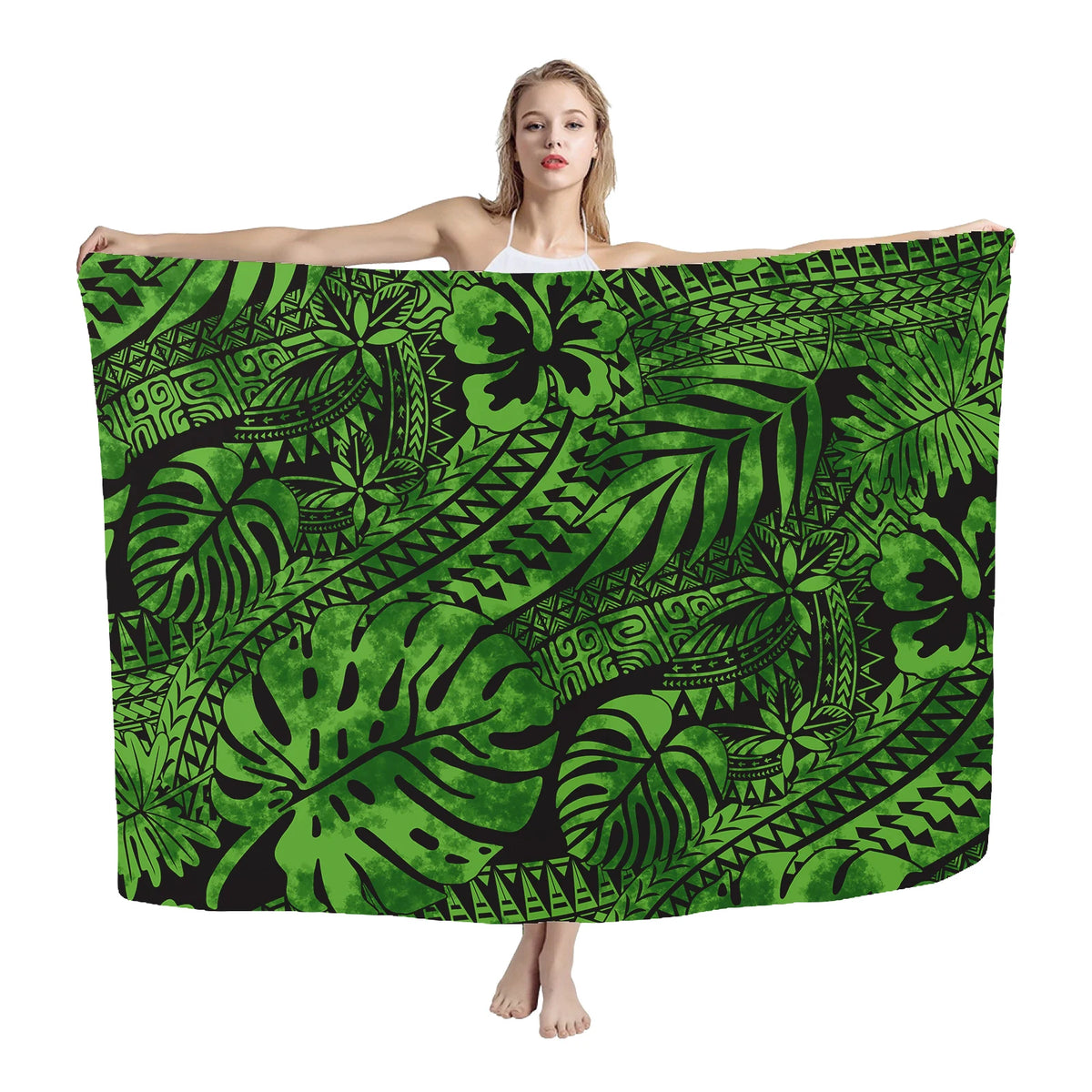 Summer Custom Sarong Rugby Team LOGO Polynesian Tribes Print Multi Wear Beach Sarong Swimsuit Wrap Lavalava Sarong Men Cover - Matrix Studios