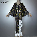 WINYI Women's Pleated Slim Dress with High Fork Fashion Beach Cover Up Muslim Kaftan Abaya Dubai Luxury Long Evening Dress - Matrix-studios.com