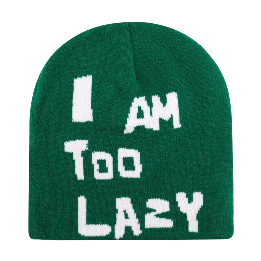 Y2K Letter Butter Knit Hats Skullies Beanies Autumn Winter Warm Hat Men Women Hip Hop Quality Skiing Cap Cycling Windproof New