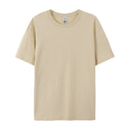 100% Cotton Solid T-shirts Women Sporty Short Sleeve Tees Fashion Casual White Black Clothing Loose O-Neck Female Summer Tops - Matrix-studios.com