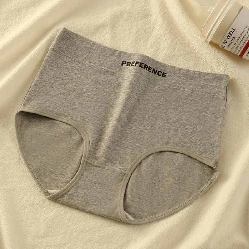 3PCS/set Color Panties Cotton Women Comfortable High-waist Underwear Soft Lingerie Breathable Female Panty Fitness Sports Briefs - Matrix Studios