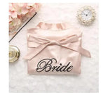 Bride Bridesmaid Wedding Robe Embroidery Kimono Bathrobe Gown Nightgown Casual Satin Short Women Sexy Nightwear Sleepwear - Matrix-studios.com