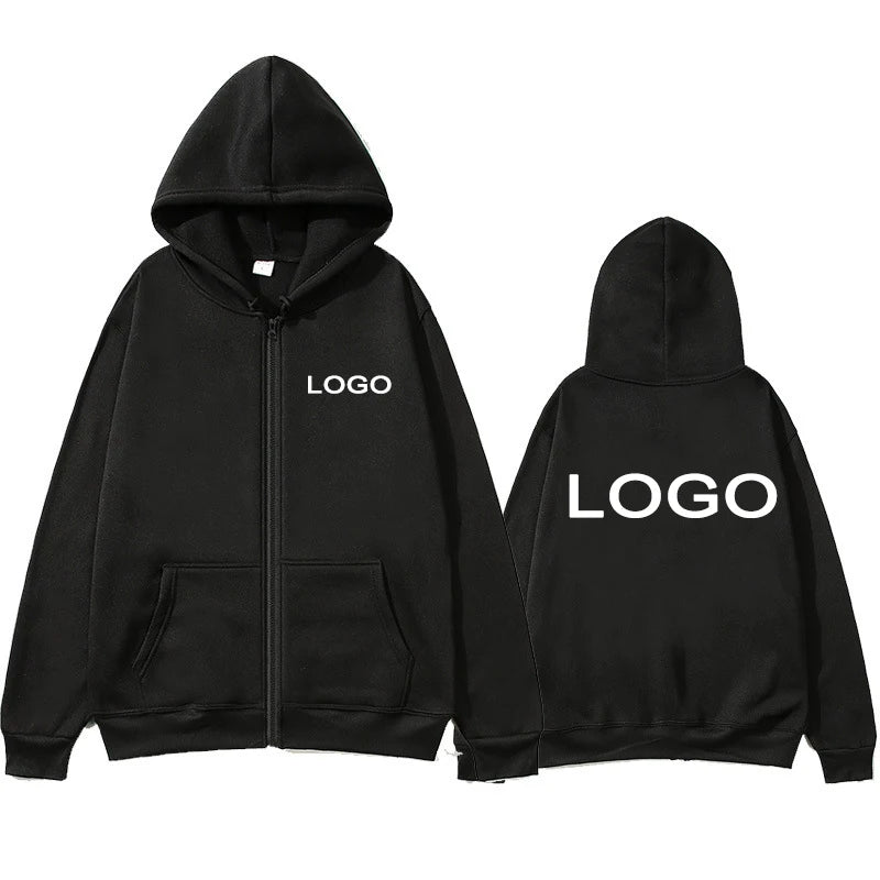 Customized Printed Men Women Zipper Up Hoodie Loose Casual Clothing Fashion Long Sleeve Hooded Pullover Personality Sweatshirts - Matrix Studios