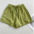 2026 Women's Comfortable Loose Wide-legged Drawstring A Pants Slim Waist Slim Fit Casual Home Versatile Sports Shorts New - Matrix Studios