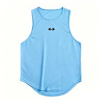 Summer Men's Gym Tank Top Fitness Training Clothing Quick-drying Loose Bodybuilding Sleeveless Shirt Men Fashion Basketball Vest - Matrix Studios