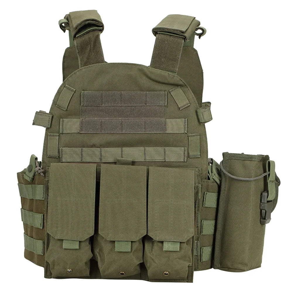 Nylon Chest Rig Molle Vest Multi-Functional Camouflage Molle Waistcoat Adjustable Men Women Combat Equipment for Outdoor Cycling - Matrix Studios