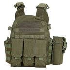 Nylon Chest Rig Molle Vest Multi-Functional Camouflage Molle Waistcoat Adjustable Men Women Combat Equipment for Outdoor Cycling - Matrix Studios