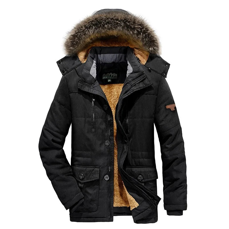 Good Quality Male Fit Winter Coats Multi-pocket Cargo JacketsMen Winter Down Jackets Hooded Casual Long Warm Parkas Size 7XL - Matrix Studios