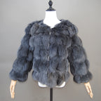 2026 New Style Real Fur Coat 100% Natural Fur Jacket Female Winter Warm Leather Fox Fur Coat High Quality Fur Vest - Matrix Studios