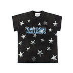 Europe America Trend Street Brand Satoshi Nakamoto T Shirts Colorful Letter Prints Washed Short-sleeved Men Women Loose Top Tee - Matrix-studios.com