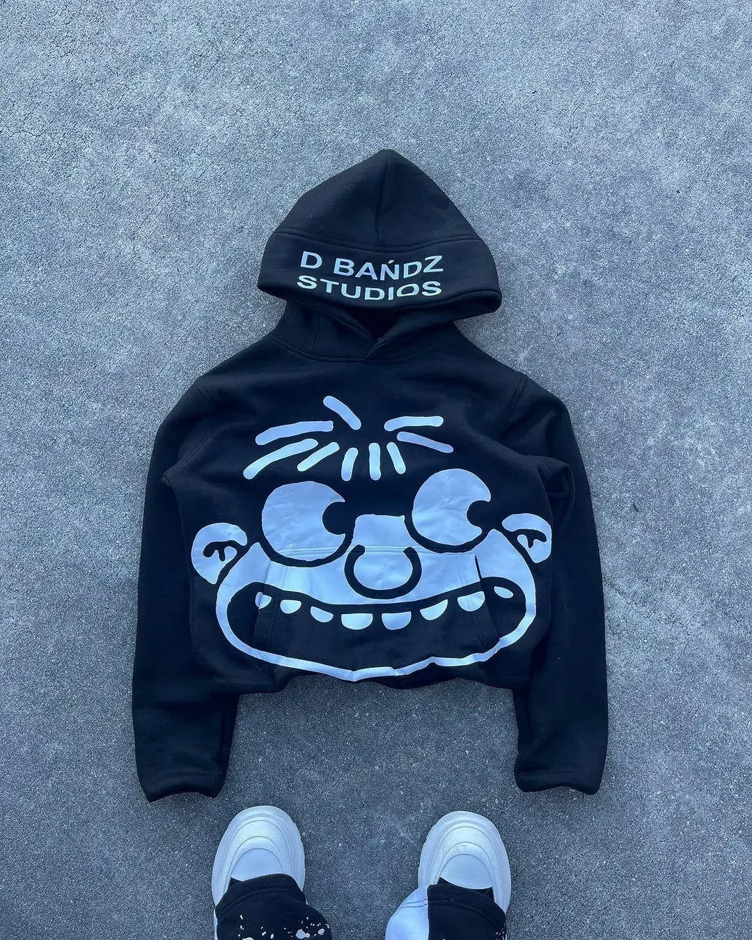 New TOROM Black Applique embroidery Personality Trend Zip Up Hooded Jackets Couple Hip-Hop Streetwear Classic Sweatshirt Men Ins