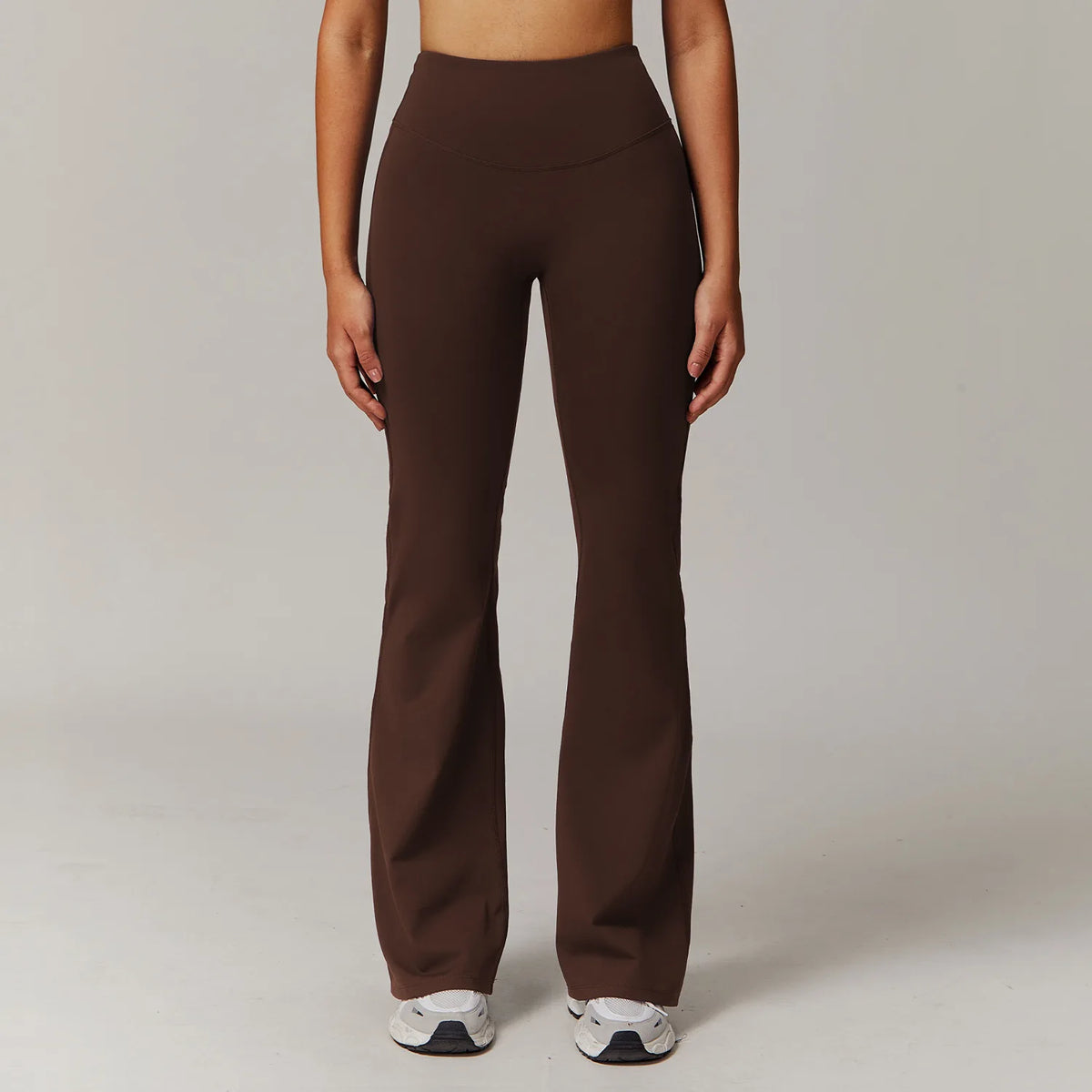 High Waist Wide Leg Pants Leggings Women Tights Fitness Bell-bottoms Yoga Elastic Leggings Push Up Gym Workout Flared Pants - Matrix-studios.com