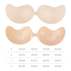 Invisible Push Up Bra for Women Backless Strapless Bra Seamless Front Closure Bralette Underwear Silicone Self-Adhesive Bra Pads - Matrix Studios