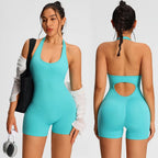 Summer Rompers Sportswear Woman Gym Combi-pants Women Jumpsuits Sport Yoga Clothes Female Fitness Overalls Shorts Bodysuit - Matrix Studios