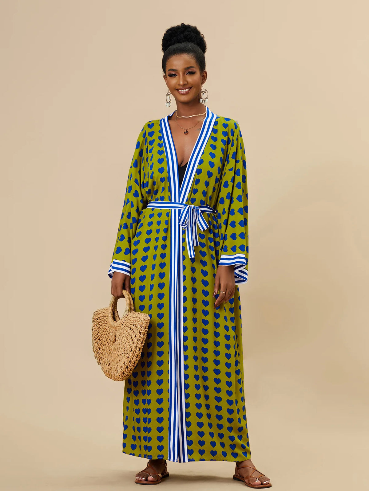 2026 Women Swimsuit Beach Cover Up Dress Sleeve Kaftan Beach Tunic Long Pareos Bikinis Cover Ups Summer Robe Plage Beachwear - Matrix Studios
