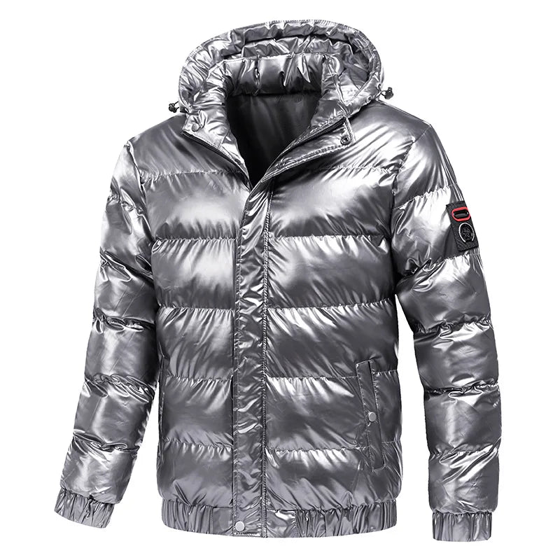 DIMUSI Winter Men's Jackets Fashion Men Cotton Warm Parkas Down Hoodies Coats Casual Outdwear Thermal Jackets Mens Clothing - Matrix Studios
