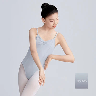 Girls Women Ballet Leotards Spaghetti Strap Camisole Dance Leotard Low Back Gymnastic Dance Bodysuit with Lining Ballet Bodysuit - Matrix-studios.com