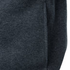 Autumn winter men's solid color hooded top Long sleeve side zipper design hoodie - Matrix Studios