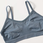 Women's Wireless Bra Sports Tube Top Ribbed Ruched Camisole Bralette With/Without Pads Underwear Sexy Lingerie M-L Intimates - Matrix Studios