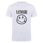Funny Blockchain Bitcoin Satoshi Printed T-shirts Graphic T-shirts High Quality Men's and Women's Short Sleeved T-shirts Tops - Matrix-studios.com