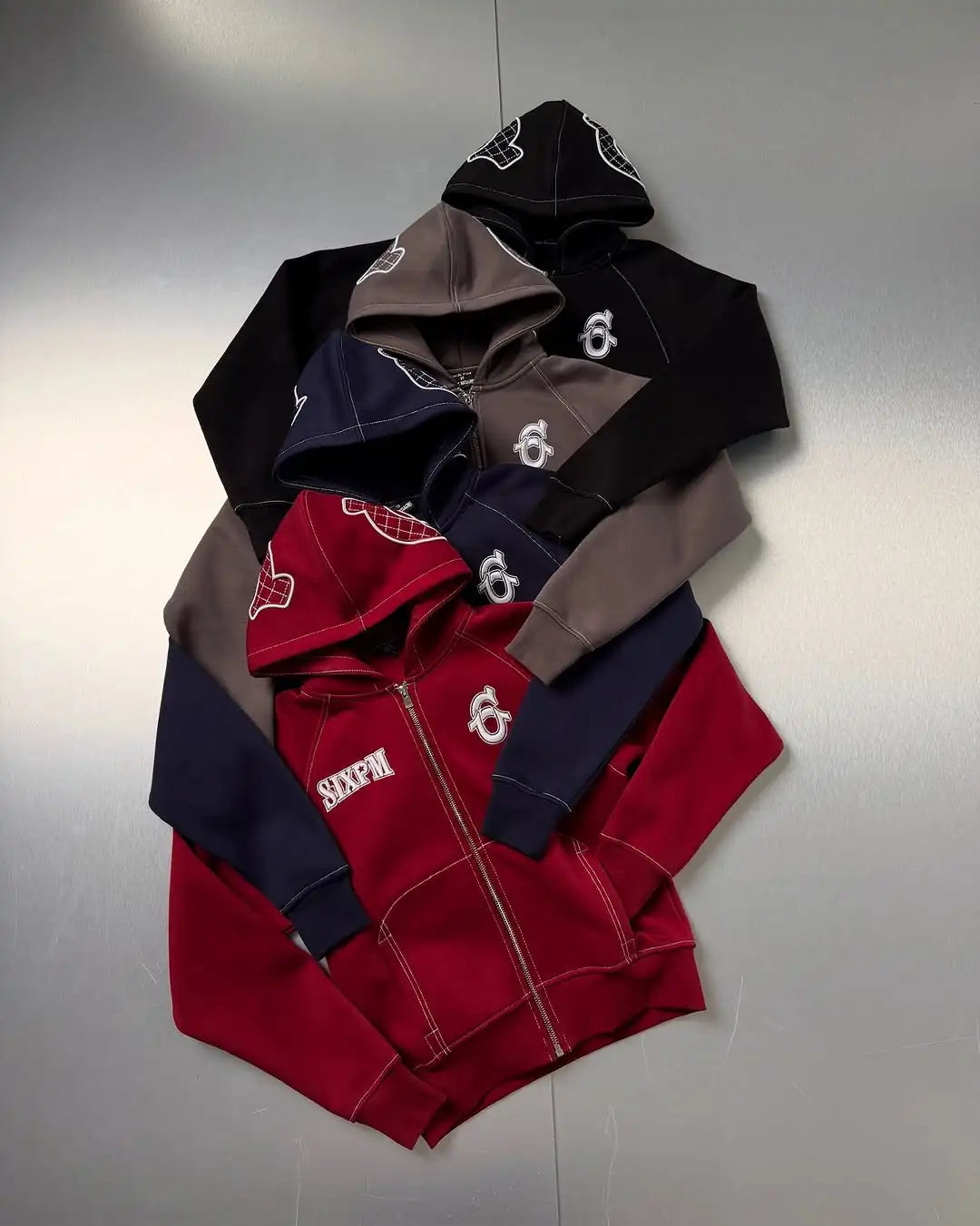 New Fashion Solid Color 2 Piece Casual Hoodie Sets Sweatshirt Y2K Retro Embroidered Logo High Street Hip Hop Unisex Jogger Suits