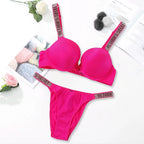 Victoria's Secret Women's Fashion Lingerie Set Sexy Breathable Soft Versatile Shapewear Sexy Lingerie Bra and Panty Set Push Up - Matrix-studios.com